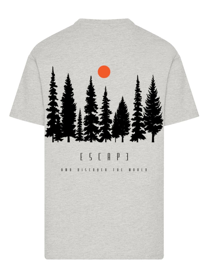 

Футболка Escape Discover the World Forest серого цвета в крапинку F4NT4STIC, Серый, Футболка Escape Discover the World Forest серого цвета в крапинку F4NT4STIC