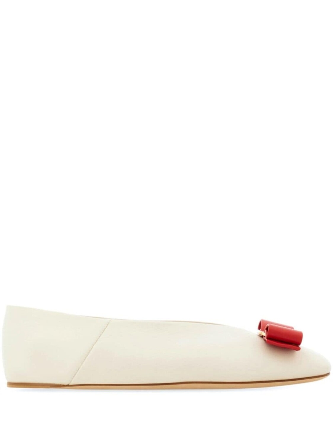 Ferragamo балетки Vara, белый