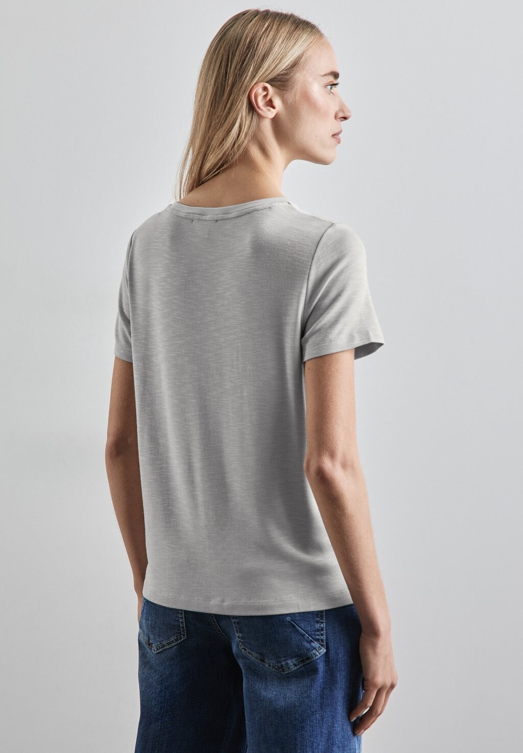 

Футболка с принтом Street One, серый