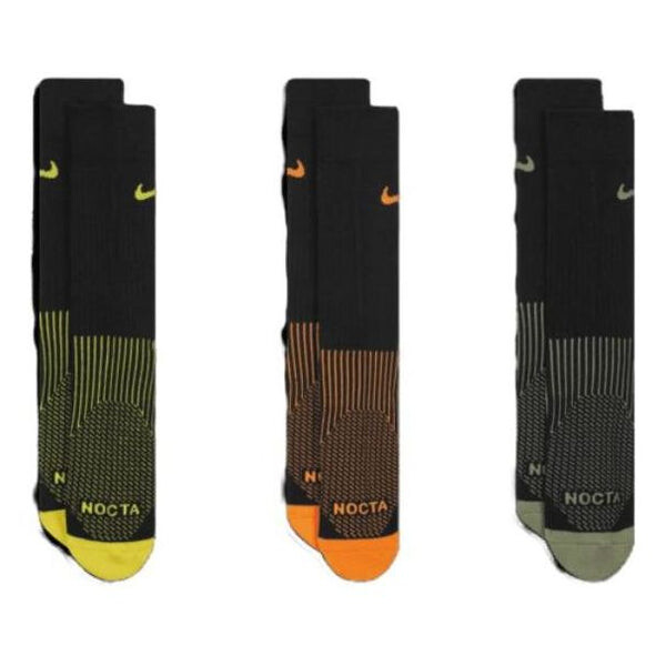 

Носки x nocta drake dri fit logo 3 пары носков Nike, черный