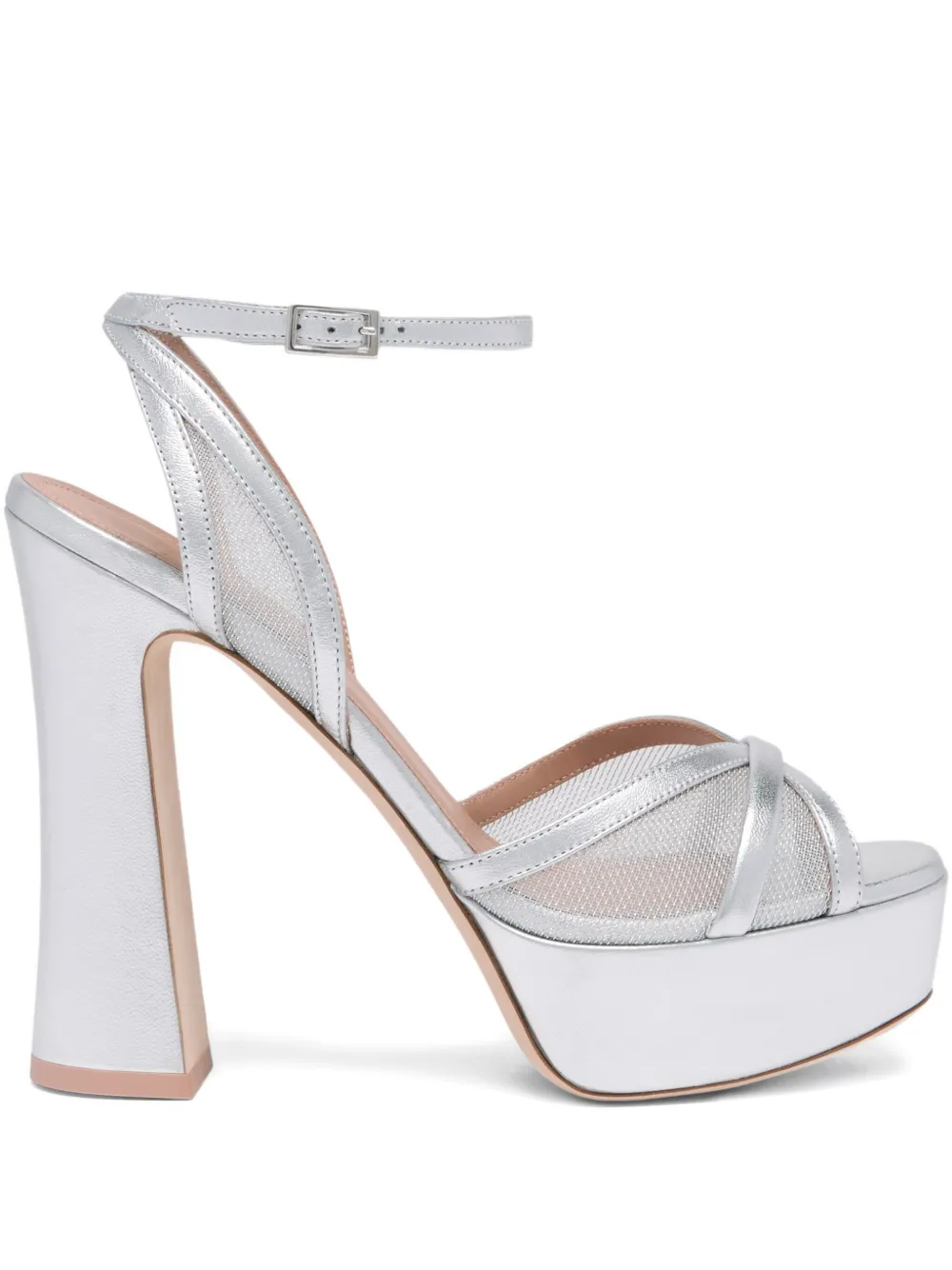 Босоножки Sylvie 125 Malone Souliers, серебяный