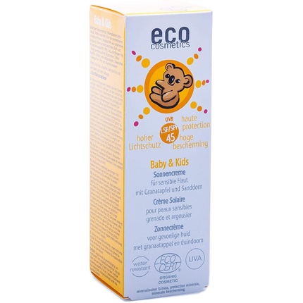 

Детский солнцезащитный крем 50 мл SPF 45 Eco Cosmetics