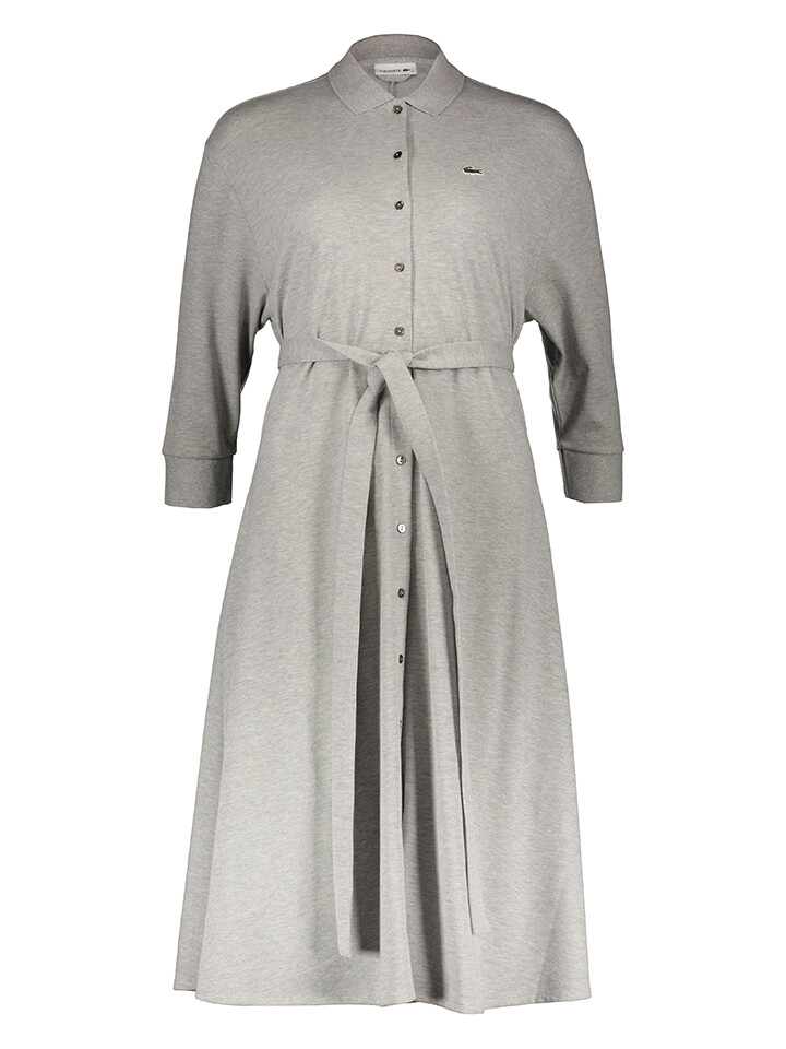 

Платье Lacoste Polo, светло-серый