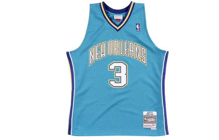 

Mitchell Ness Баскетбольная майка Mitchell & Ness мужская синяя