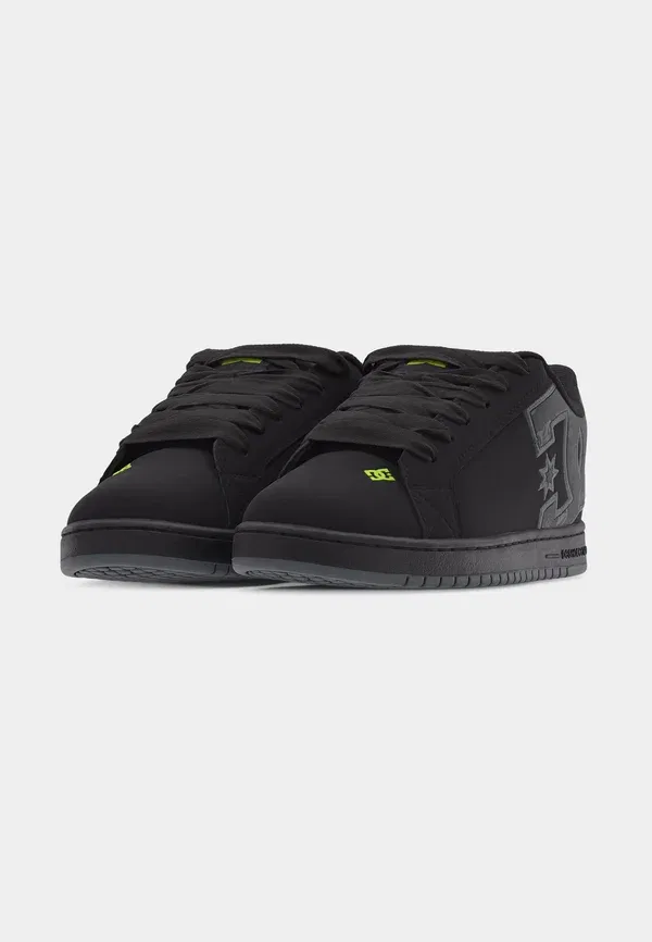 Кроссовки для скейтбординга Court Graffik Skate Shoes Dc Shoes, черный/серый/лайм — фото 3