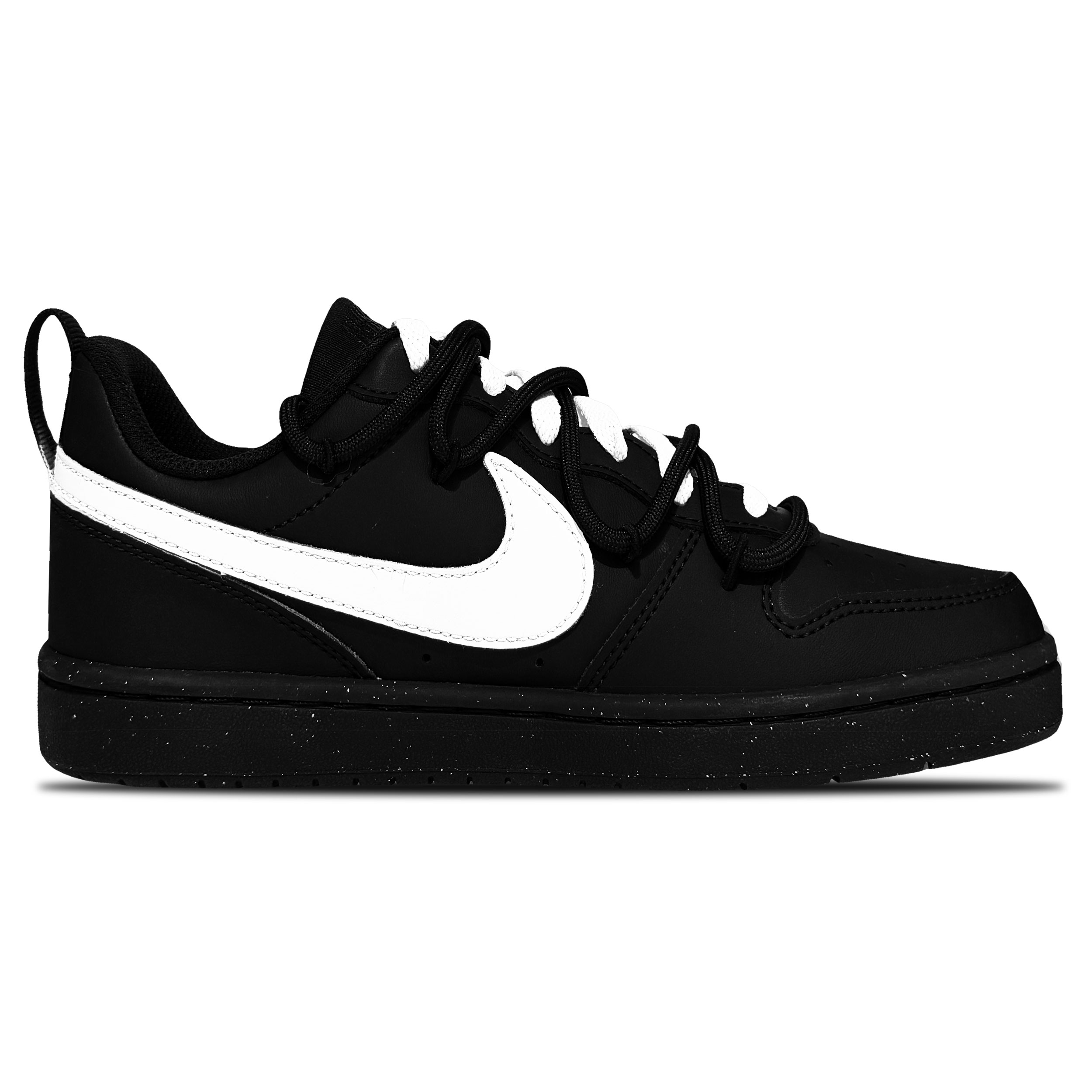 Nike Court Borough White Heart Lace Up Low top детские скейтбординг кроссовки для подростков — фото 3