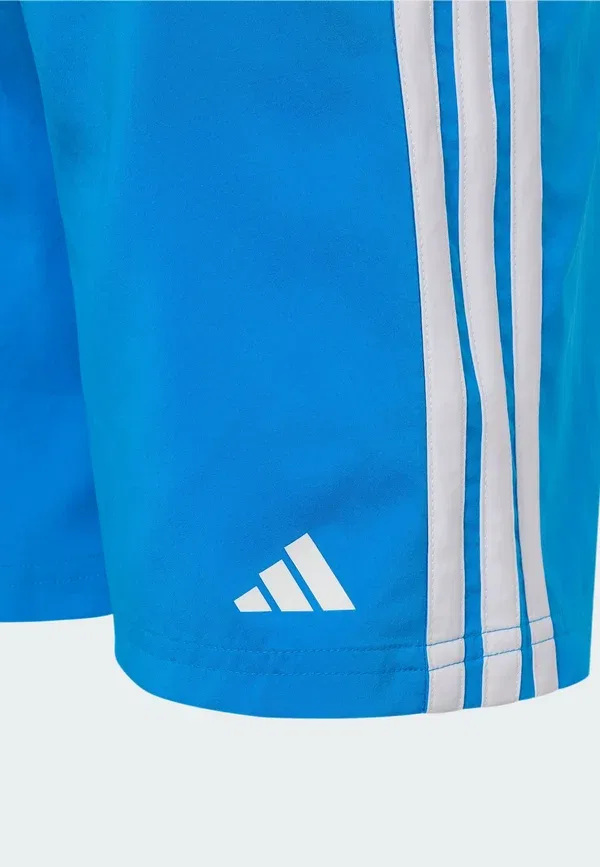 Плавки Adidas Performance 3S shorts, ярко-синий белый — фото 3