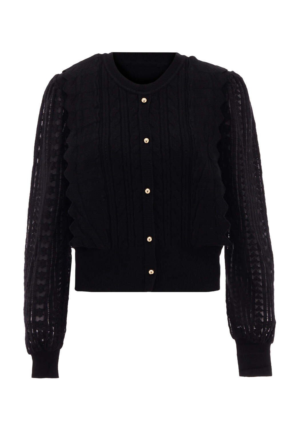 

Толстовка NAEMI Strickjacke, черный