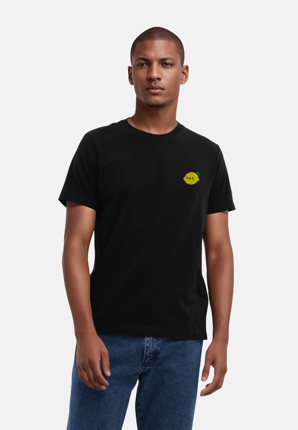 

Футболка с принтом LEMON CUTE FACE F4NT4STIC, черный