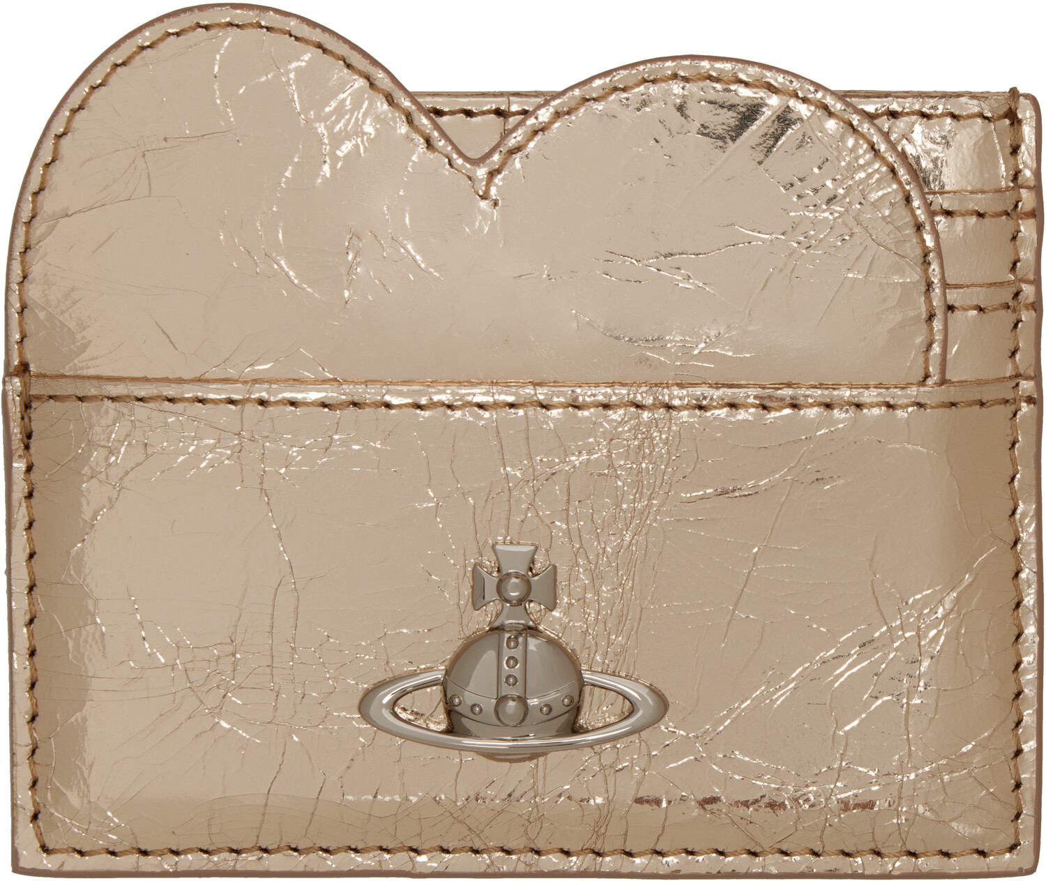 

Держатель для карточек в форме сердца Vivienne Westwood, Gold