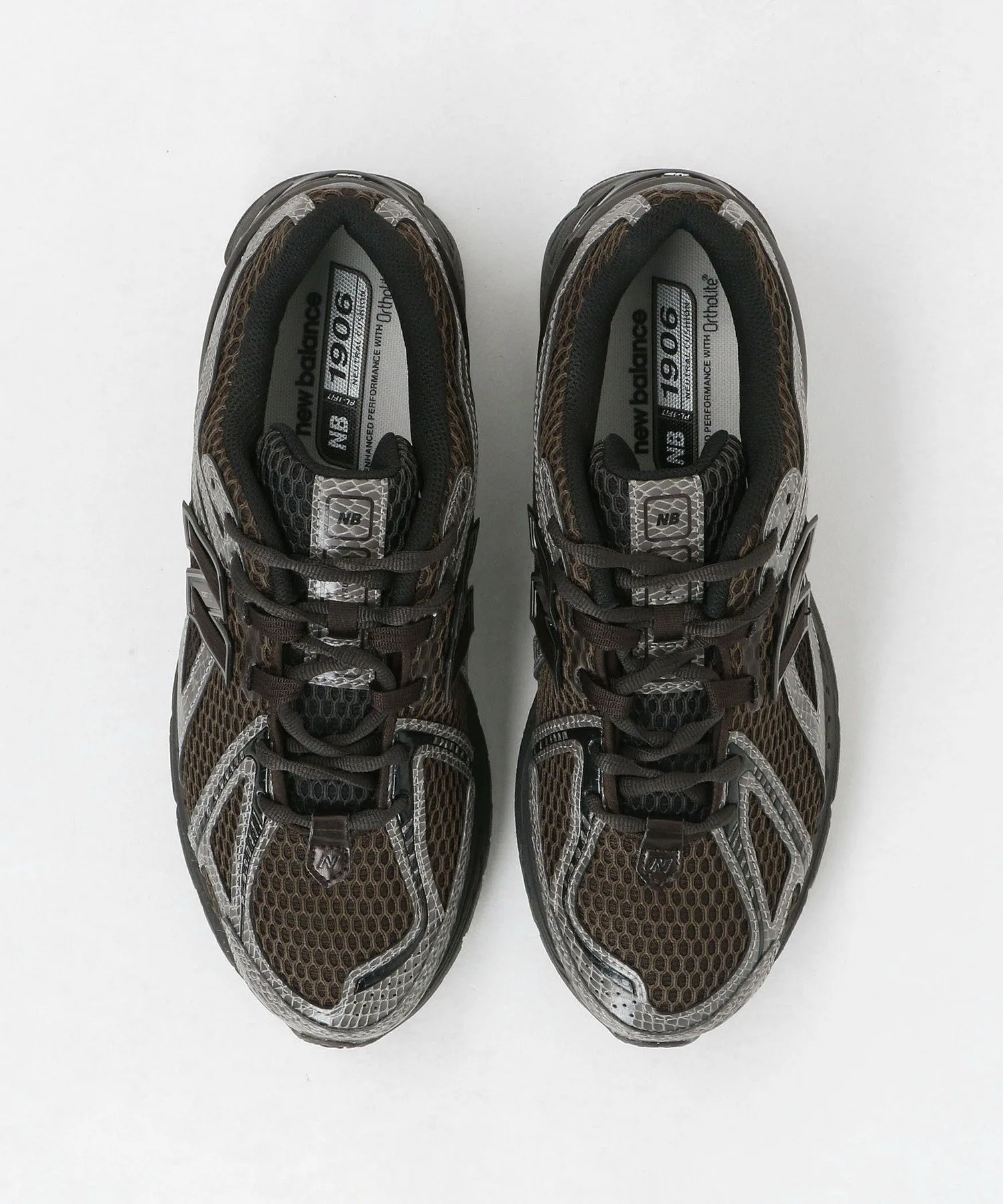 Кроссовки New Balance 1906R Beauty&Youth United Arrows, MD.BROWN — фото 4