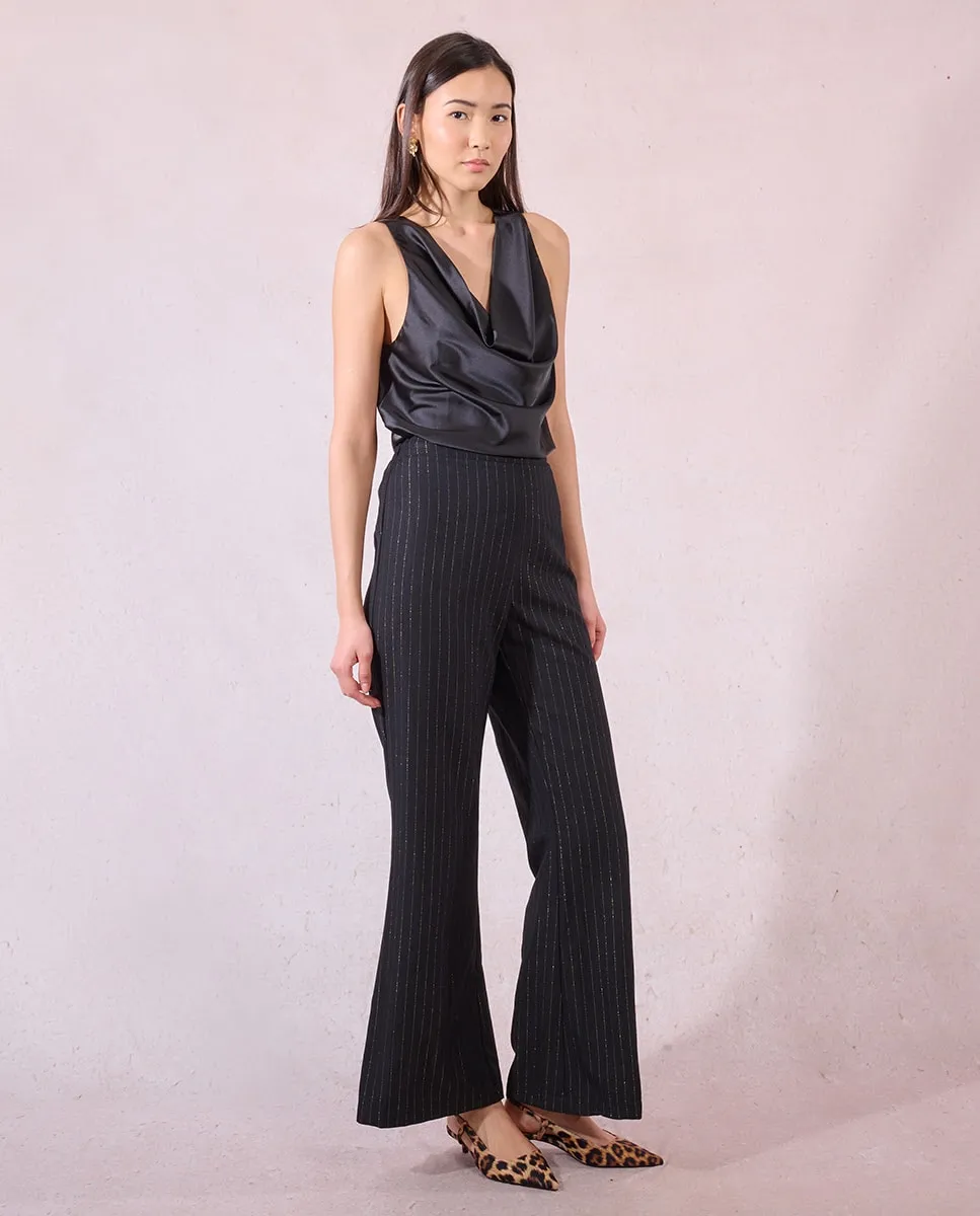 

Женские длинные брюки в полоску Molly Bracken, черный