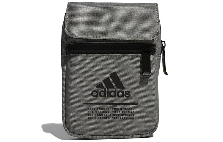 

Сумка наплечная нейлоновая унисекс серый патина зеленый Adidas, Gray Relic Green