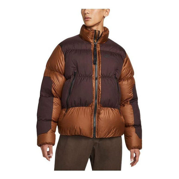 

Куртка 'pecan brown basalt black' Nike, мультиколор