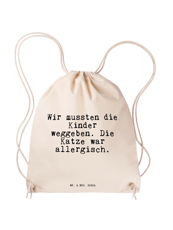 

Mr. & Mrs. Panda Спортивная сумка. Нам пришлось купить ее детям... с надписью кремового цвета