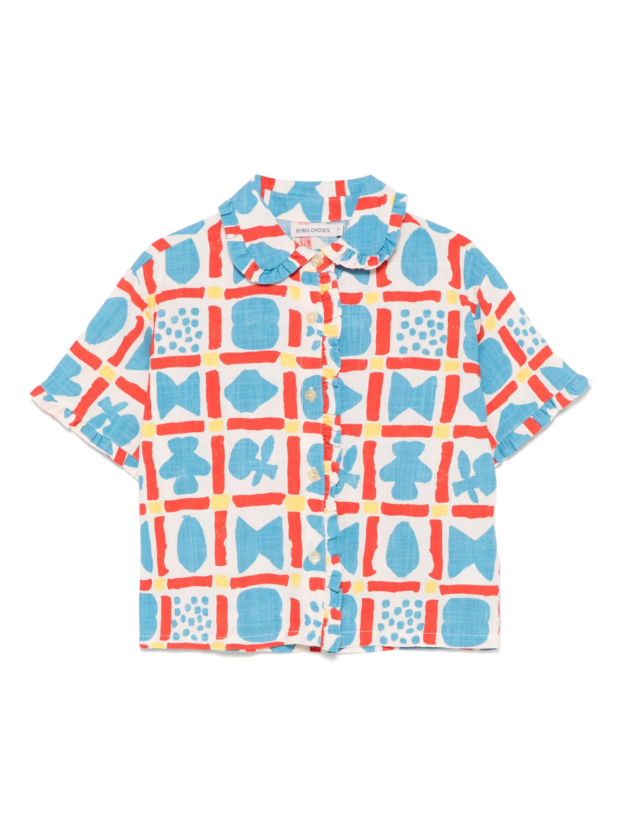 

Рубашка Geometric Game Bobo Choses, синий