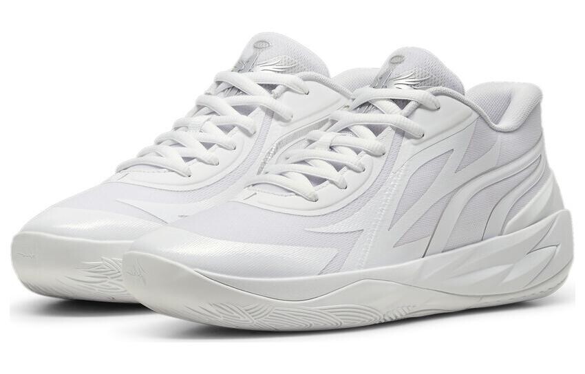 Мужские баскетбольные кроссовки Puma MB.02, Белый — фото 3