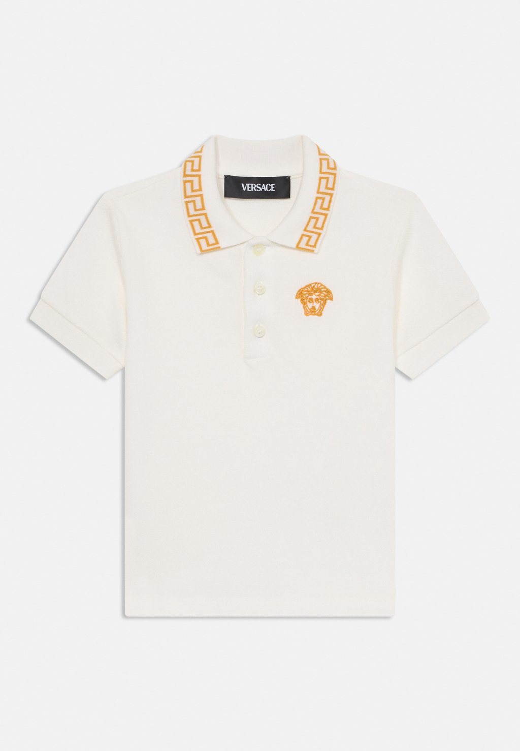 

Поло GRECA OUTLINE MEDUSA EMBROIDERY UNISEX Versace, белый