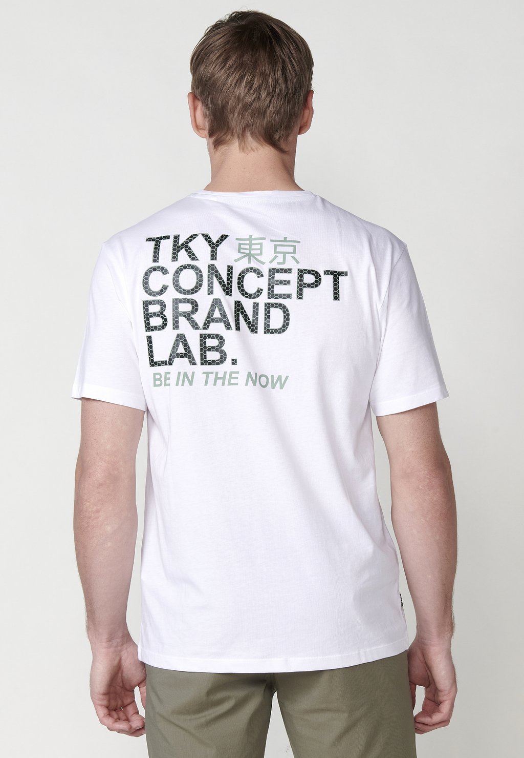 

Футболка с принтом SHORT-SLEEVED Koroshi, белый