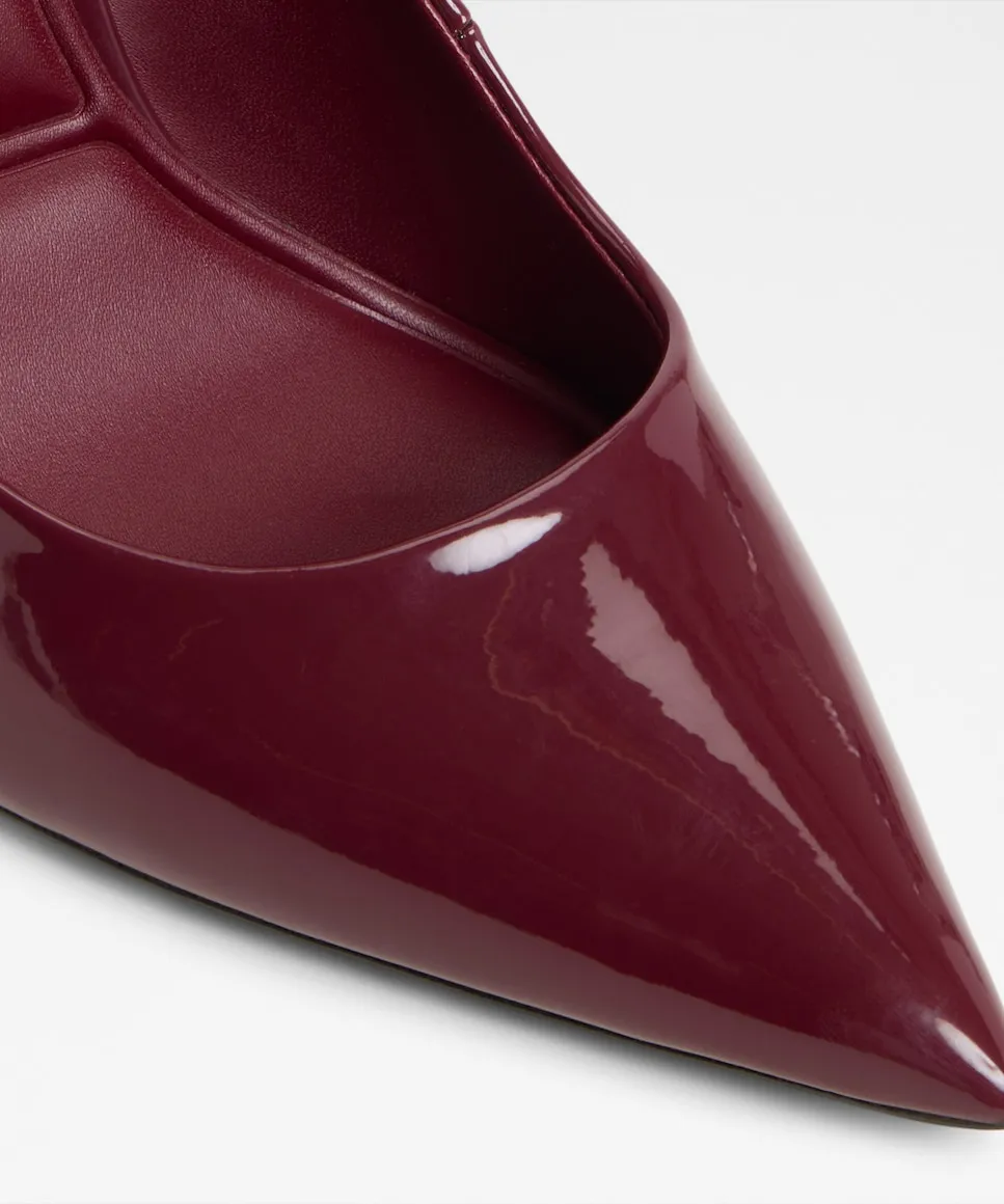 Женские туфли-лодочки с острым носком Aldo, бордовый — фото 2