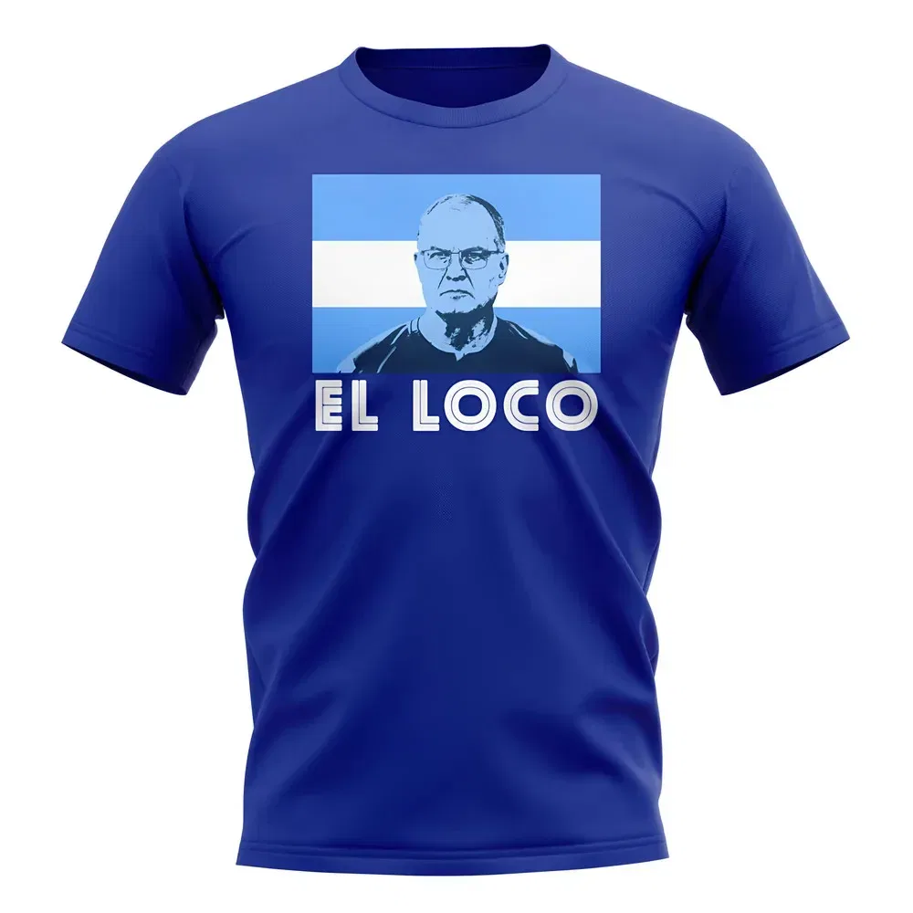 Футболка Marcelo Bielsa El Loco Argentina, синий