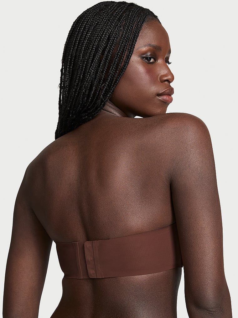 Невидимый бюстгальтер без бретелек с косточками пуш-ап от Victoria's Secret Perfect Comfort Victoria'S Secret Bare, цвет smooth ganache — фото 2
