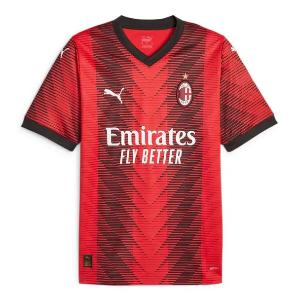 

Спортивная футболка ac milan 23/24 jersey 'home' Puma, красный