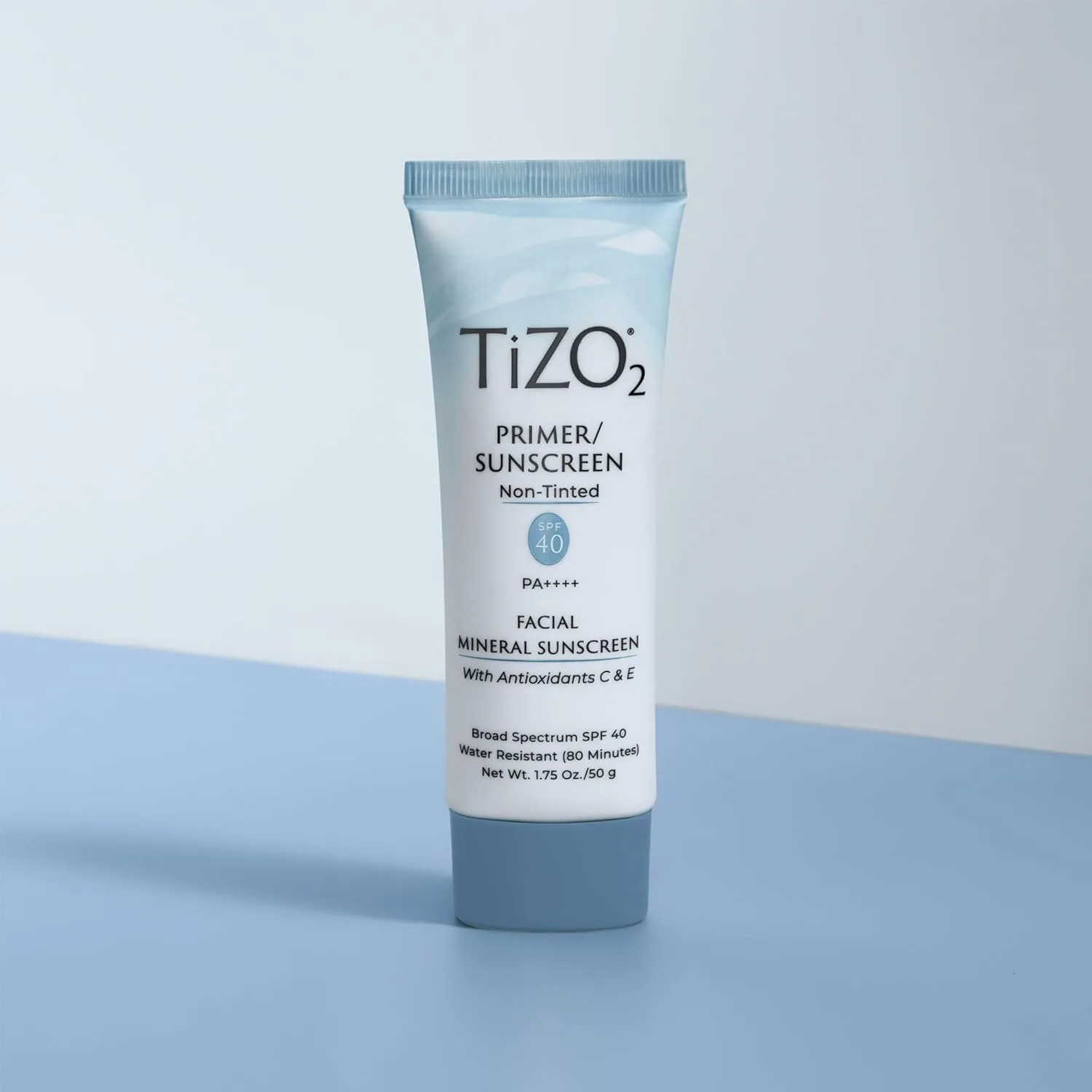TiZO2 Минеральный солнцезащитный крем и праймер для лица, SPF 40, матовый, без отдушек, 50 г, Clear — фото 4
