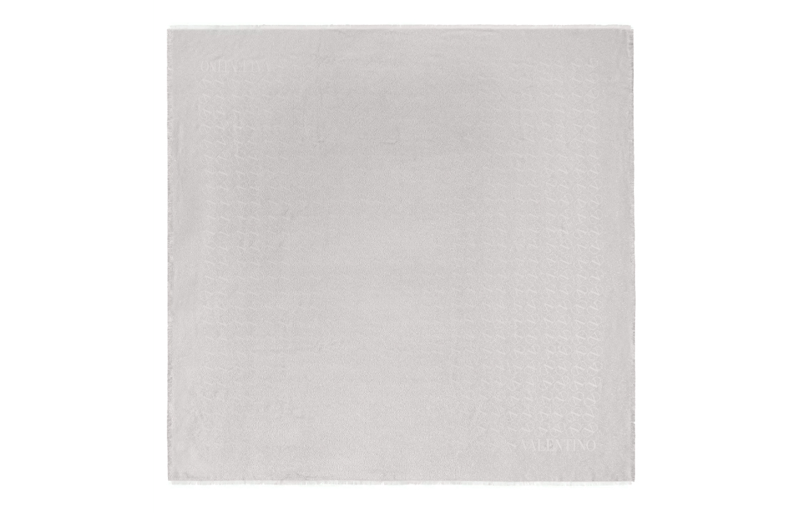 

VLogo Signature Metallic Frayed Edge Scarf Valentino