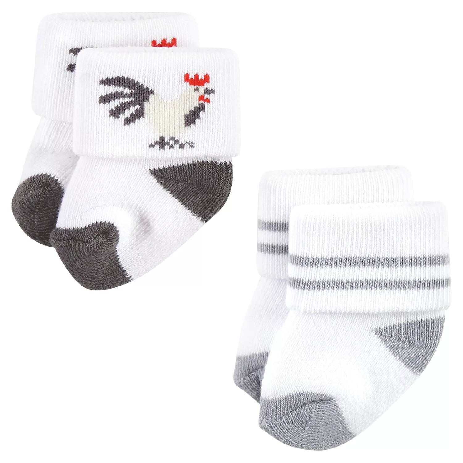 Носки унисекс Hudson Baby из хлопка для новорожденных и махровые носки, ферма, 12 шт. Hudson Baby — фото 3