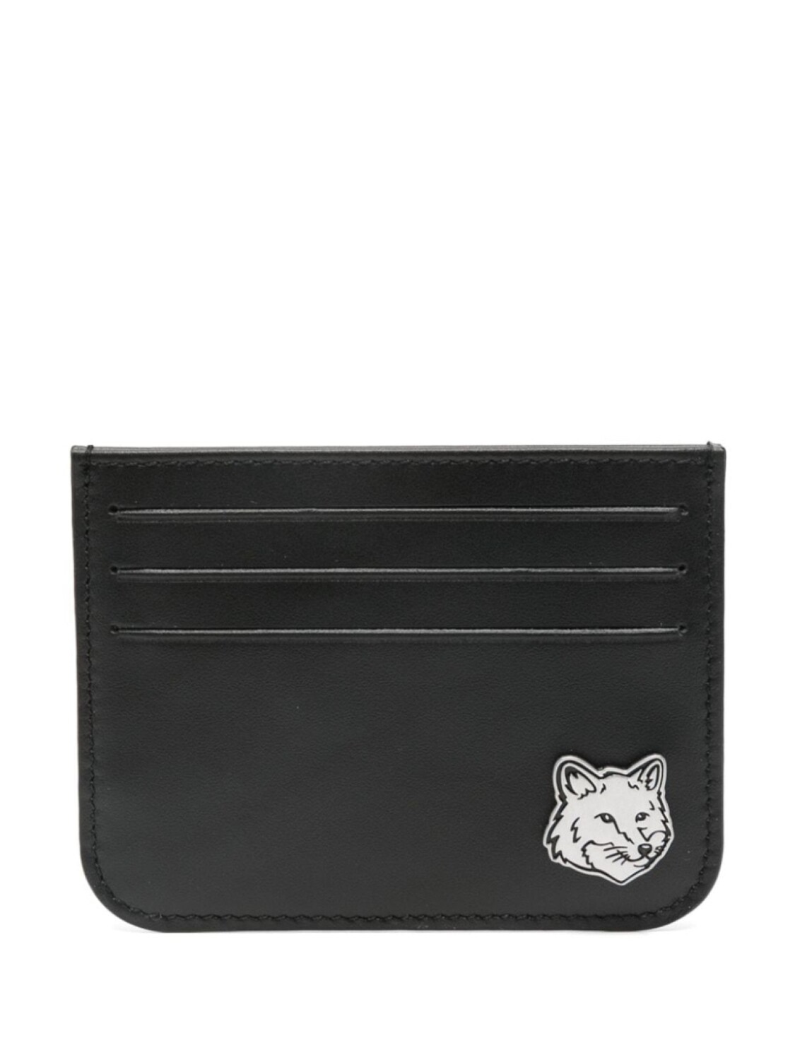 

Maison Kitsuné картхолдер с декором Fox Head, черный