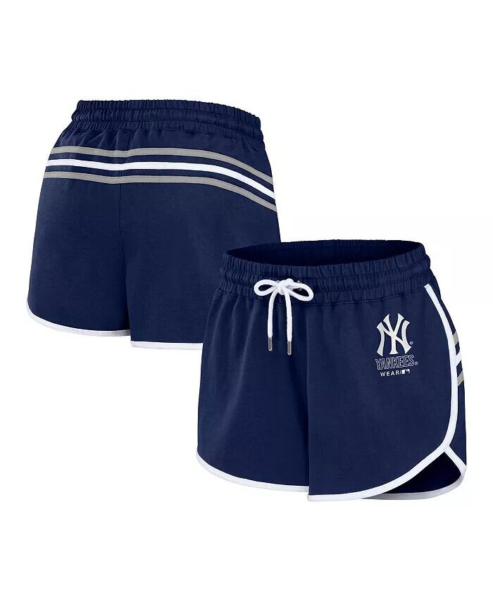 

Женские шорты Navy New York Yankees с логотипом WEAR by Erin Andrews