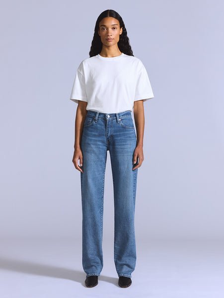 Джинсы BLUETAB Beau, цвет Medium, цвет индиго, произведено в Японии Levi's, Medium Indigo - Worn In — фото 2