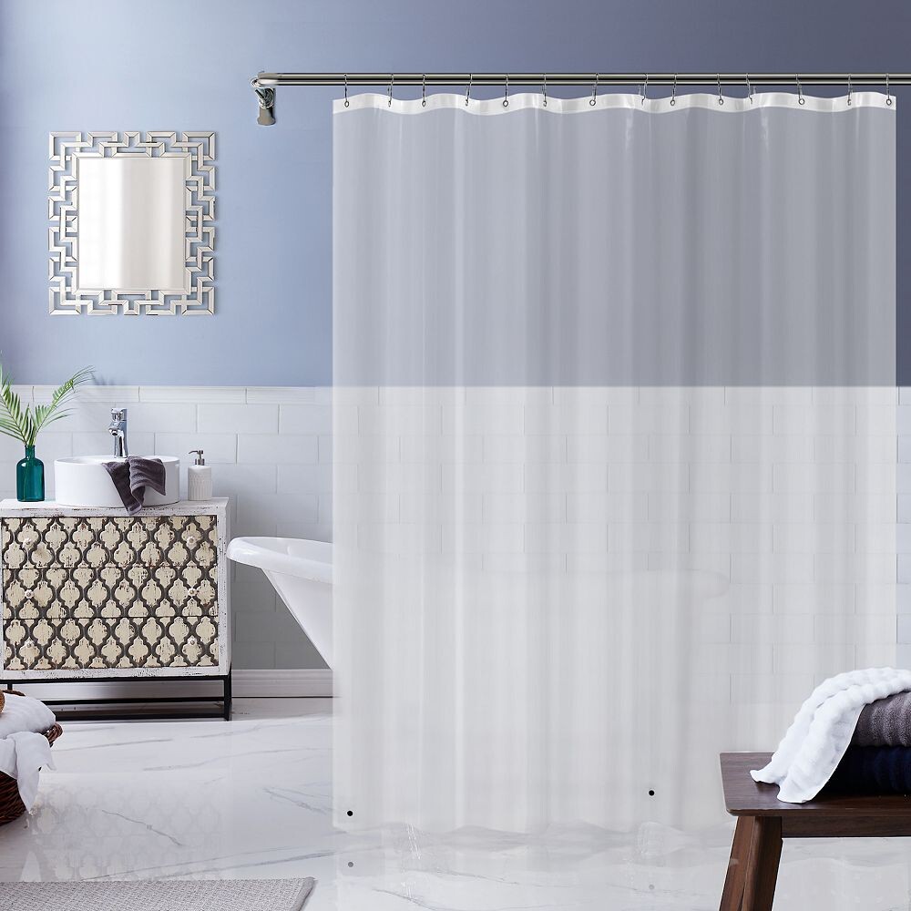 

Подкладка для занавески для душа Dainty Home тяжелая с намагниченным краем, цвет Clear