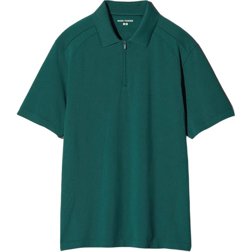 Поло Uniqlo бирюзовое, средняя посадка