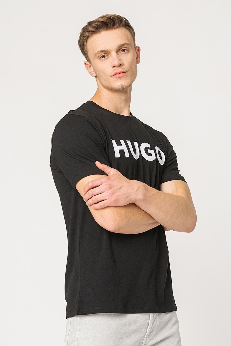 

Футболка Dulivio с контрастным логотипом Hugo, черный