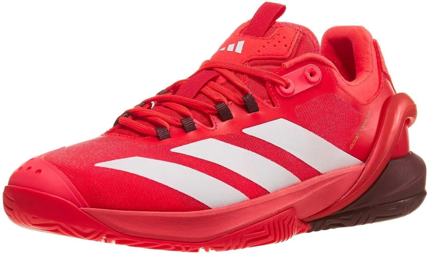 Кроссовки для тенниса Adidas Adizero Cybersonic 2, Lucid Red/Zero Metallic/Aurora Ruby