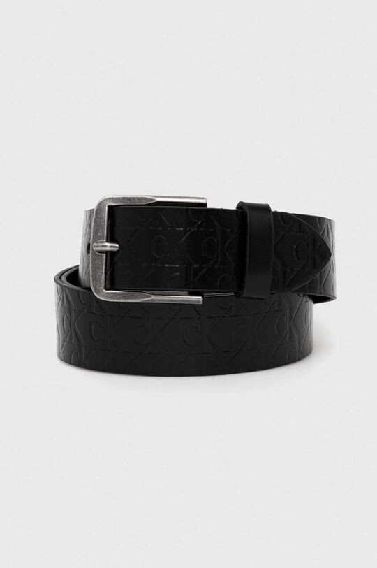 

Кожаный ремень Calvin Klein Jeans, черный