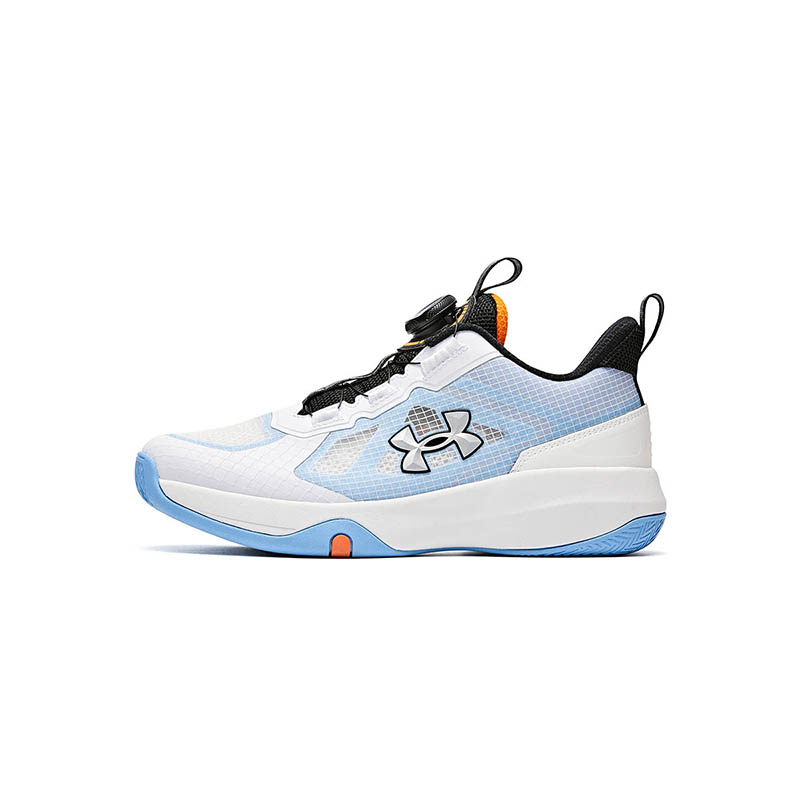 

Детские баскетбольные кроссовки Unisex Under Armour, белый/синий