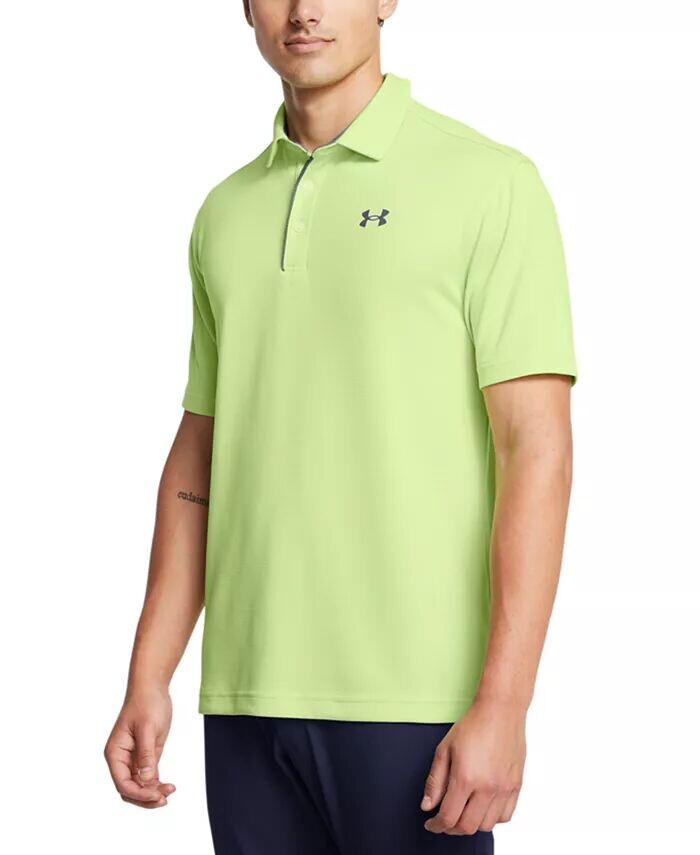 

Мужская футболка-поло Tech Tech Under Armour, зеленый