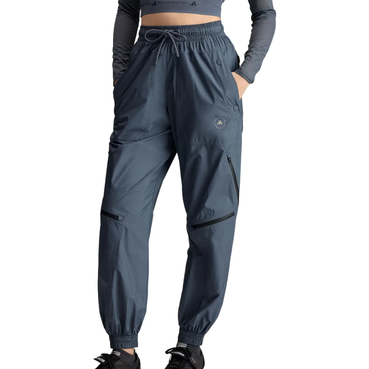 Свитшот X Stella McCartney Adidas, asphalt серый — фото 3