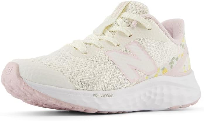 

Кроссовки New Balance Unisex-Child Fresh Foam Arishi V4 с шнуровкой, розовый
