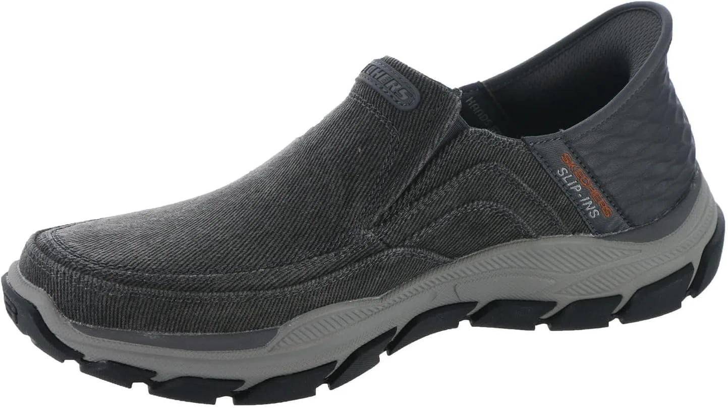 Лоферы Skechers Respected Holmgren Twin Gore Slip-Ins, Charcoal