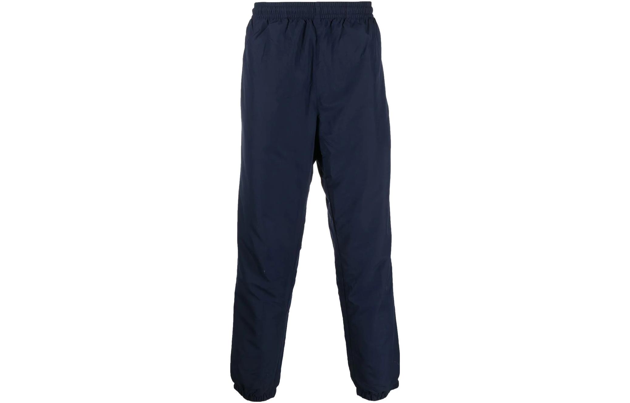 

Crocodile Logo patch Fleece Track Pants LACOSTE, синий