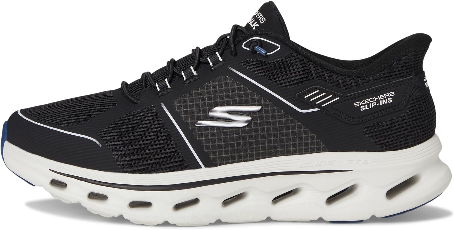 Кроссовки SKECHERS Performance Hands Free Slip-ins Go Walk Glide-Step 2.0 - Zalor Sneaker, цвет Black/White — фото 4
