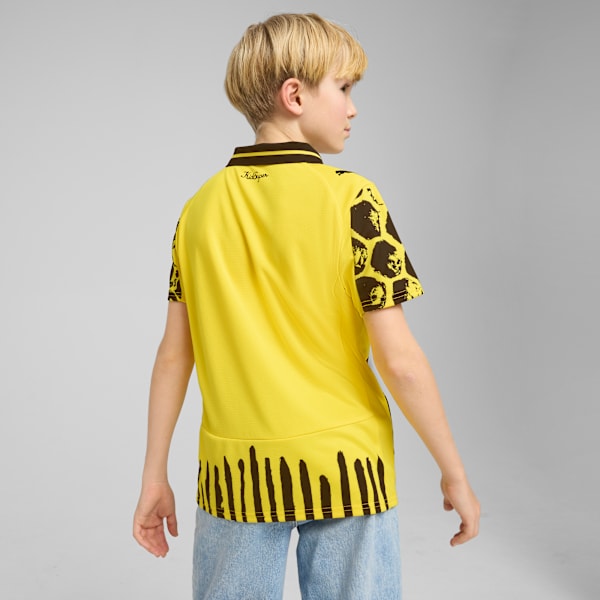 Футболка для больших детей Puma X Kidsuper Borussia Dortmund Replica, желтый — фото 3