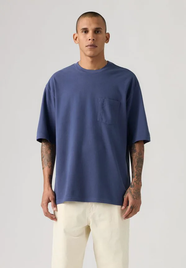 Рабочая футболка, базовая футболка Levi'S Workwear, Blue Indigo