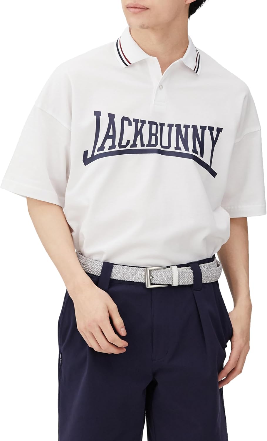 

Мужская поло-рубашка Jack Bunny с коротким рукавом (с охлаждающим эффектом, свободного кроя) / для гольфа / 262-4160427, белый