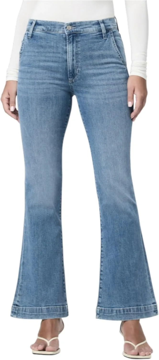 

Джинсы Joe's Jeans The Molly с высокой посадкой и расклешенным низом в цвете Oldenburger