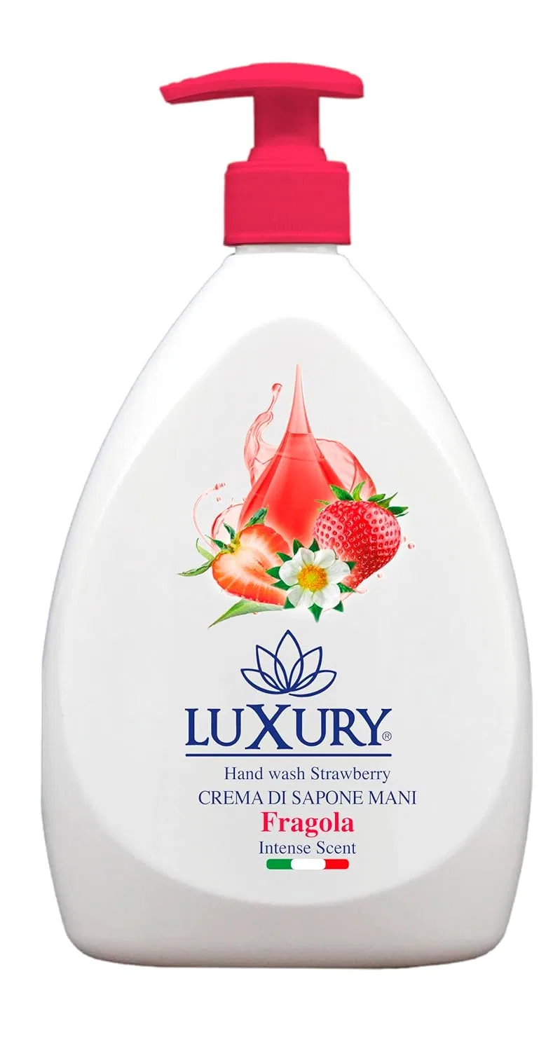 Жидкое мыло для рук Luxury Soap Hands с ароматом клубники, 750 мл Luxury